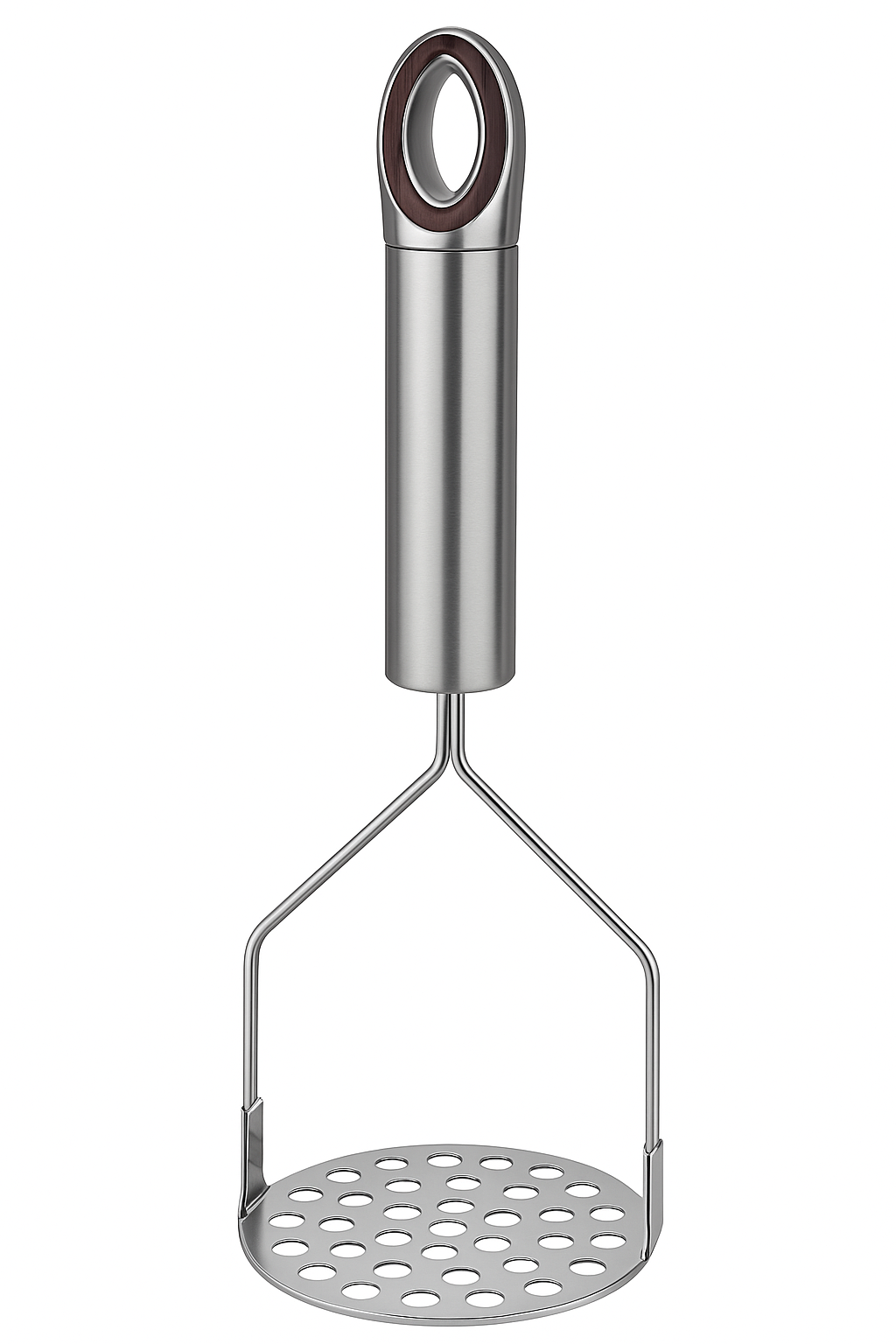 Presa Piure de Cartofi Metalica cu Maner din Lemn