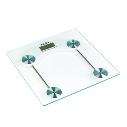 Electronic, Cântar E-Boda, CEP 1020, pentru Persoane, Transparent - FIDELORIS