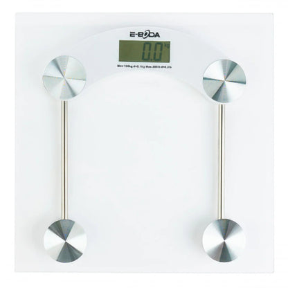 Electronic, Cântar E-Boda, CEP 1020, pentru Persoane, Transparent - FIDELORIS