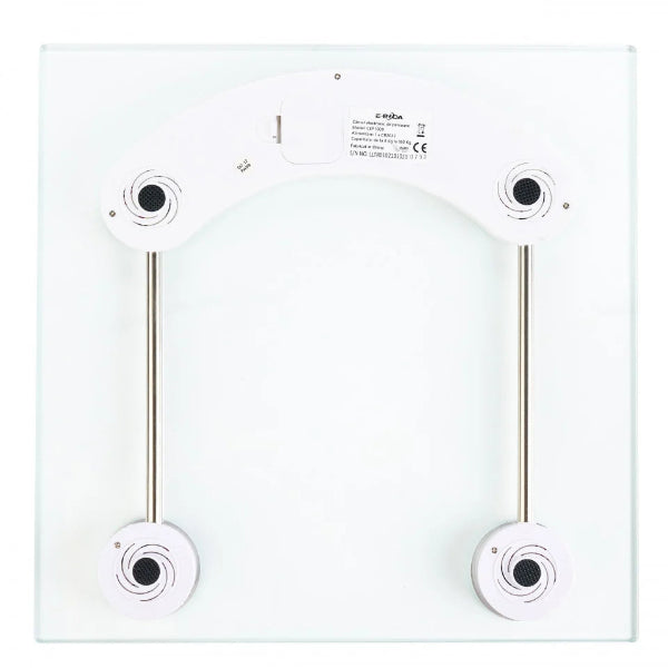 Electronic, Cântar E-Boda, CEP 1020, pentru Persoane, Transparent - FIDELORIS