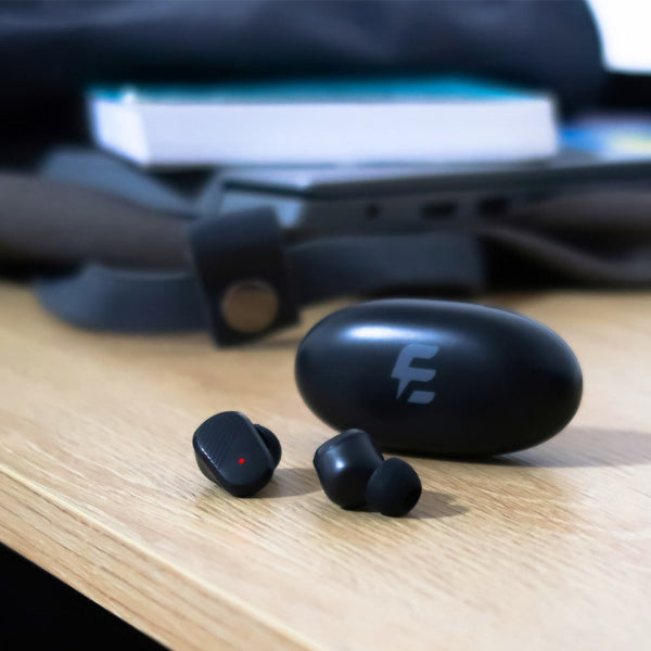 Căști E-Boda, True Wireless, Thunder Sound, Negre - FIDELORIS