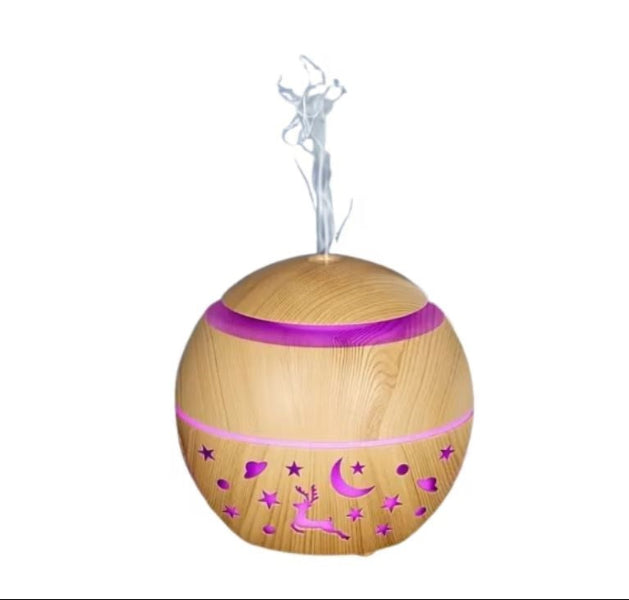 Difuzor de Aromaterapie cu Ultrasunete și Umidificator de Aer, Lumină LED
