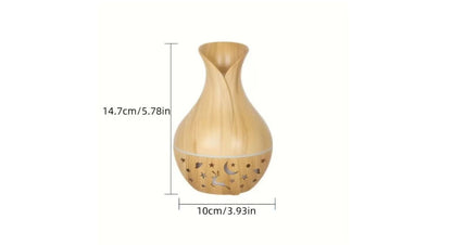 Difuzor de Arome și Umidificator de Aer Ultrasonic cu Uleiuri Esențiale și Lumină LED