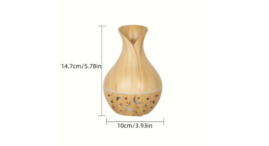 Difuzor de Arome și Umidificator de Aer Ultrasonic cu Uleiuri Esențiale și Lumină LED