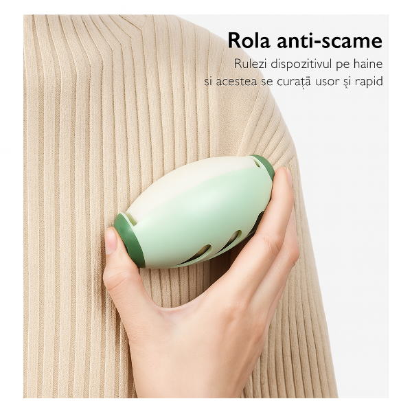 Rolă Reutilizabilă din Silicon pentru Scame, Praf și Păr de Animale
