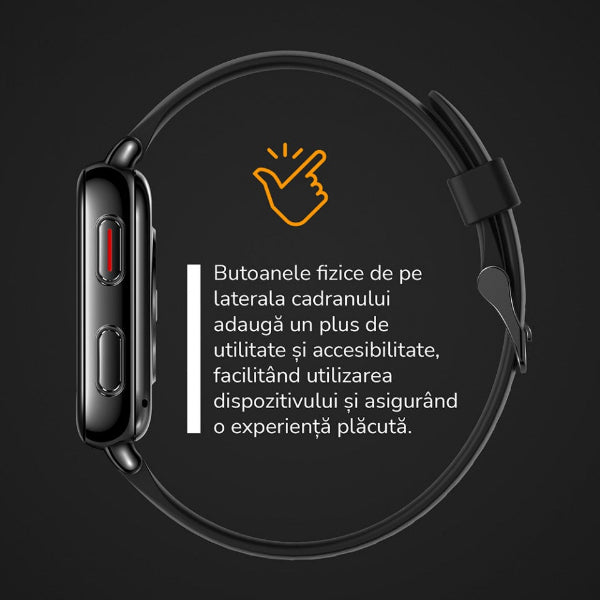Smartwatch E-Boda, SQ - Vega Pro, Negru - FIDELORIS